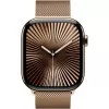 APPLE Watch Series 10 GPS + Cellular 46mm Kuldne titaanist korpus kuldse Milanese Loop-rihmaga – S/M
