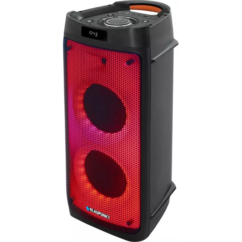 Süsteemi audio PLL FM USB/SD/BT 2xKaraoke FULL LED PartyBox
