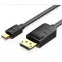 DisplayPort-HDMI kaabeladapter Vention HAGBG 1,5 m, must