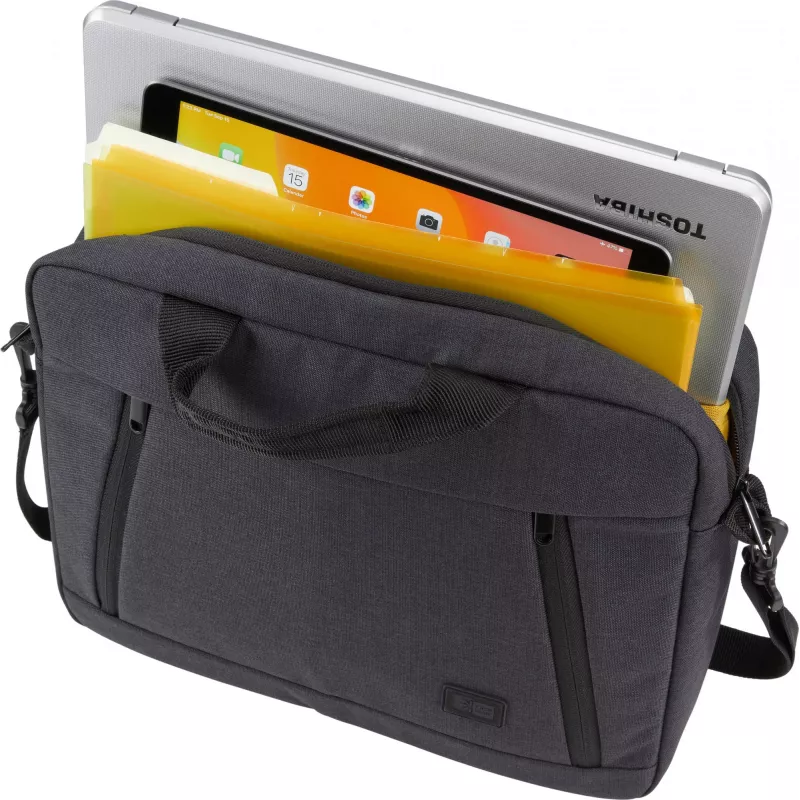 Case Logic Huxton | Sobib kuni 13,3-tollisele sülearvutile | Laptop attaché | Must | Õlarihm