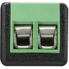 Wentronic 76741 2 kontaktiga RCA must - roheline kaabli liideseadapter (76741)