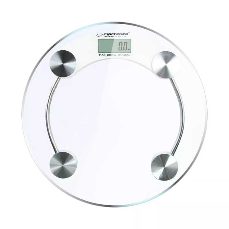 Esperanza EBS007W isiklik kaal Circle White Elektrooniline isiklik kaal