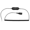 Jabra GN1218 AC 2m, keerdkaabel, must
