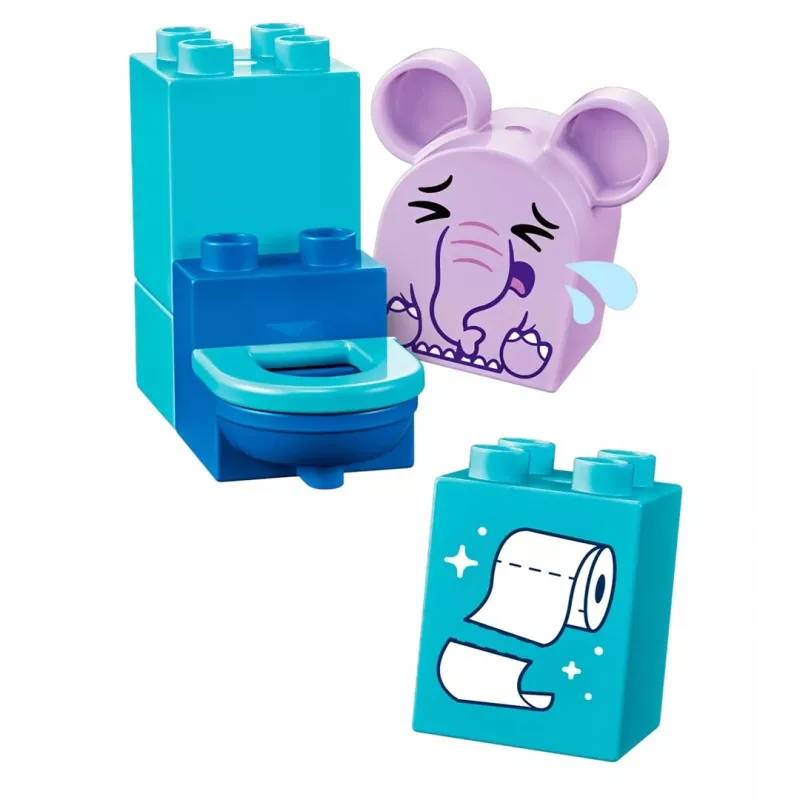LEGO DUPLO vanniaja komplekt 10413 — vanniteemaline mängukomplekt väikelastele, 15 osa, soovitatav vanus alates 1,5 aastat