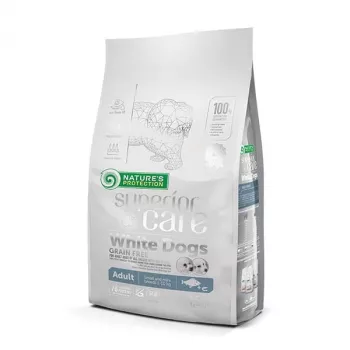 Kuiv koeratoit nature’s protection Superior Care Valge Dogs Grain Free Adult Small Fish 1.5 kg