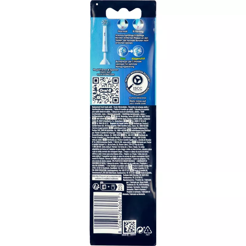 Oral-B Pro Sensitive Clean asendusharjapead, 10 tk