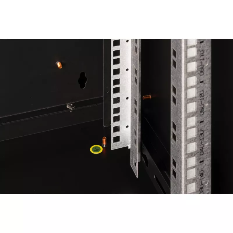 Seinale paigaldatav kapp Digitus DN-19 16-U-SW