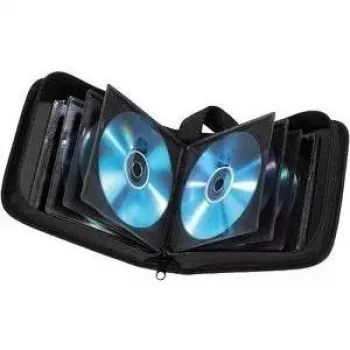Hama CD-ümbris Nylon 20, must, 20 plaadile