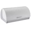 Leivakonteiner Maestro MR-1676-Valge, roostevabast terasest hingedega kaas, valge, 385×255×190 mm