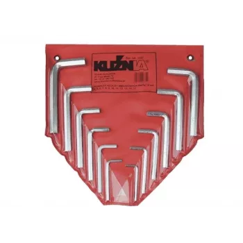 Hex key set EPM 12-piece Allen wrench set, metric sizes, compact holder