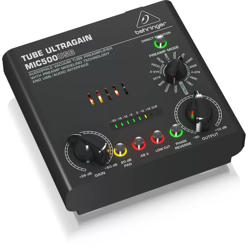 Behringer MIC500USB heli eelvõimendi