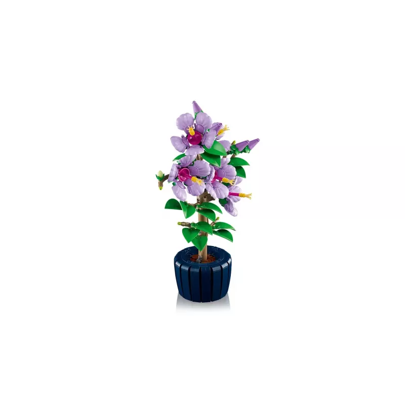 LEGO botaaniline ehituskomplekt Hibiscus lill 10372 – 660 tükki, väljapanekumudel, 250×360×130 mm