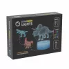 Laua-LED-lamp MANTA SNL117RGB RGB 3D dinosauruse valgusdekoor