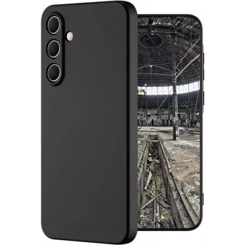 Kaitsev tagakaas jt berlin Samsung Galaxy A55 5G-le — Pankow Soft, must