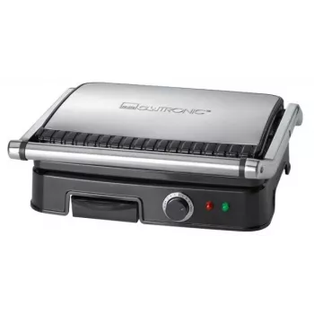 Clatronic KG 3487 elektrigrill (2000 W lauaarvuti, must ja hõbedane)