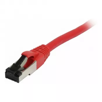 Synergy21 paigalduskaabel RJ45, CAT8.1 2000Mhz, 0,25m, punane, S-STP(S/FTP), TPE/LSZH(SuperFlex), AWG26,