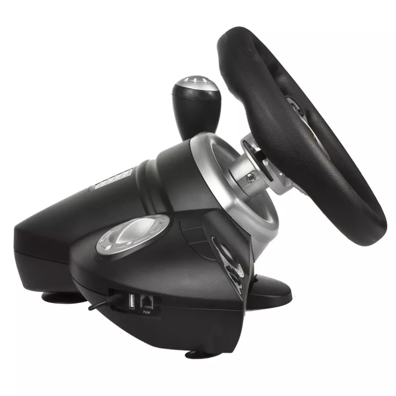 Rool nano rs RS700 juhtmega USB 270° pöörlemine, 10 nuppu, pedaalid, vibratsioon, 1,8 m kaabel