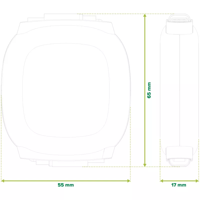 USB-C kaabel InLine 35850, 100W toiteedastus, 0,80 m, must/hall