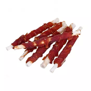 Koerte maiused PETITTO Duck Kebab 500 g — pardimaitselised pehmed treeningupalad, 64% valku, 3% rasva, gluteeni- ja suhkruvabad