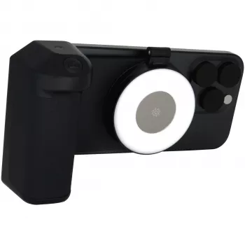 Selfie-valgusti RealPower Selfie MagFree LED must valge ABS PU
