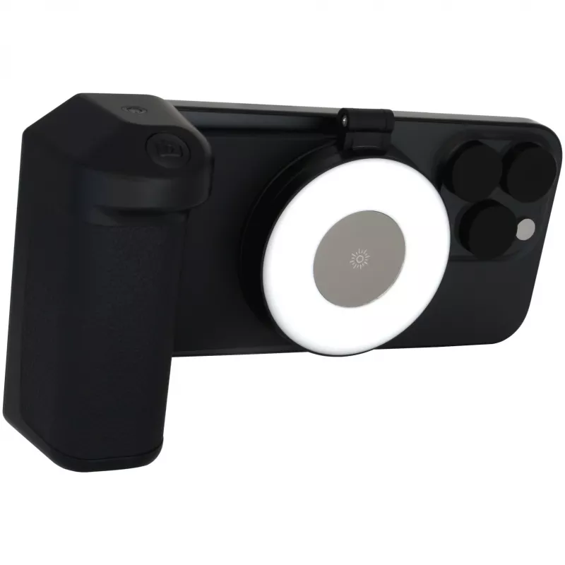 Selfie-valgusti RealPower Selfie MagFree LED must valge ABS PU