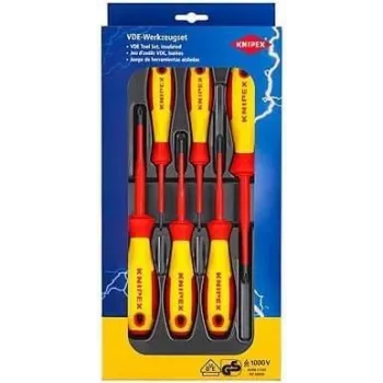 Knipex VDE kruvikeerajakomplekt 6-osaline Phillips Pozidriv, Phillips Phillips (00 20 12 V03)
