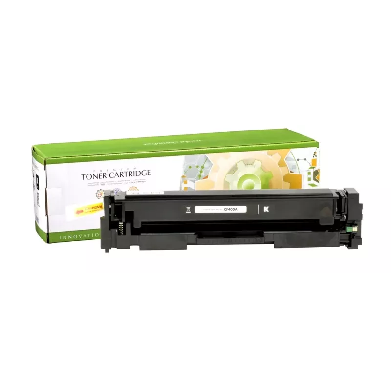 Ühilduv Static Control Hewlett-Packard CF400A / Canon CRG 045 Must, 1500 tk