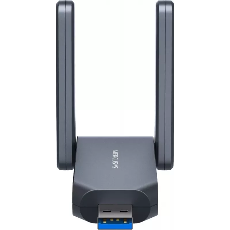 Juhtmevaba USB-adapter MERCUSYS MA37BEH — suure võimendusega Wi-Fi 7 (BE6500) ühilduvus USB-C/USB-A-ga