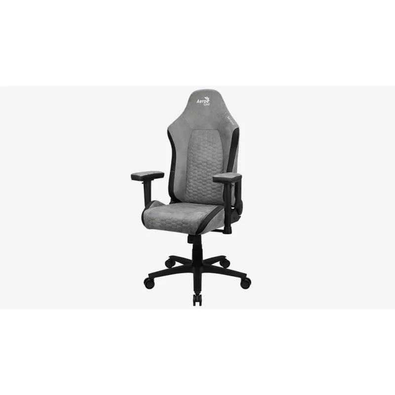 Aerocool Crown AeroSuede universaalne mängutool polsterdatud istmega, kivihall