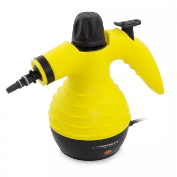 Kantav aurupuhasti ESPERANZA EHS001 — 0,35 L, 900 W, 3 bar, 115 °C, 40 g/min, sisaldab põranda-/polstri-/harjaotsikuid