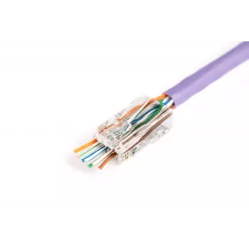 RJ45-pistik Digitus X-ML-6U-EZ Läbipaistev Isane 100 tk
