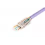 RJ45-pistik Digitus X-ML-6U-EZ Läbipaistev Isane 100 tk
