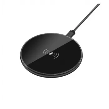 Wireless charger Devia Aurora Series Ultra-õhuke V2 10W — Must