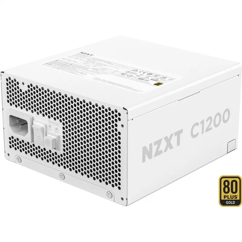Toiteplokk | Nzxt | PA-2G2BW-EU | 1200 vatti | Kasutegur 80 PLUS GOLD | MTBF 100 000 tundi | PA-2G2BW-EU