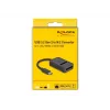DeLOCK Combo muundur M.2 NVMe PCIe SATA SSD USB USB-C 10 Gbps