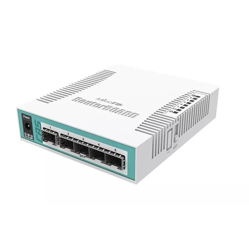 Mikrotik CRS106-1C-5S võrgukommutaator Gigabit Ethernet (10/100/1000) Power over Ethernet (PoE) valge