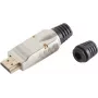 HDMI-pistik ShiverPeaks 77405-S metallist isemonteeritav, ühildub 4K2K-ga