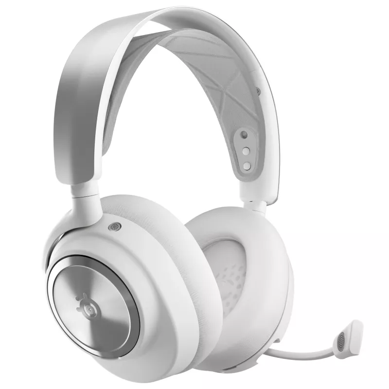 Headset STEELSERIES 61524 wired circumaural Valge head-band headphones