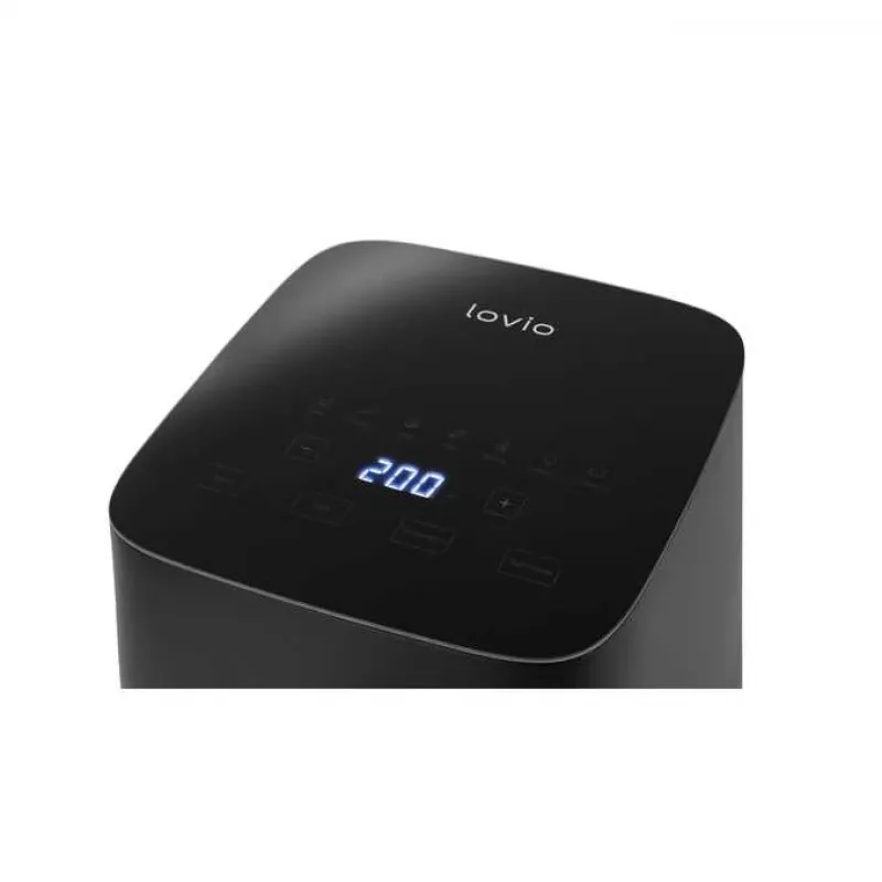 Lovio LVAF001BK õhufritüür 5 L must — lauaõhufritüür, 5‑liitrine maht