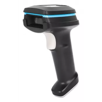 Manhattan 2D pikamaa LED-vöötkoodiskanner, USB, 450 mm lugemissügavus, maksimaalne ümbritseva valguse taluvus 100 000 luksi (päikesevalgus), toetab sümboleid – 1D (x21 versiooni) ja 2D (x10 versiooni), skanneri RJ45–USB 1,8 m kaabel (kõige levinum tüüp, USB-A), must, 3-aastane garantii