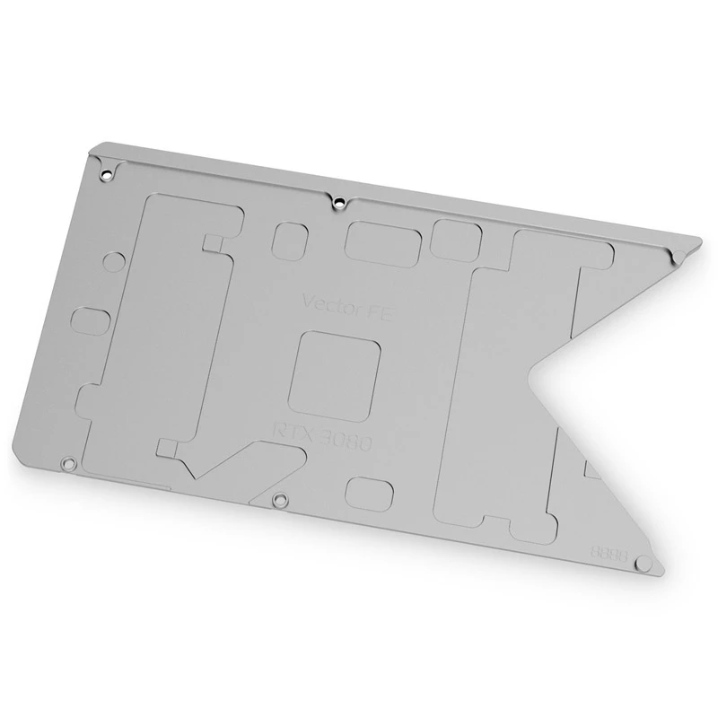 EK Water Blocks EK-Quantum Vector FE RTX 3080 tagumine plaat - Silber