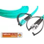 Lightwin LDP-50 LC-ST 1.0 OM3 fiiberoptiline kaabel 1 m akvamariinvärvi (LDP-50 LC-ST 1.0 OM3)