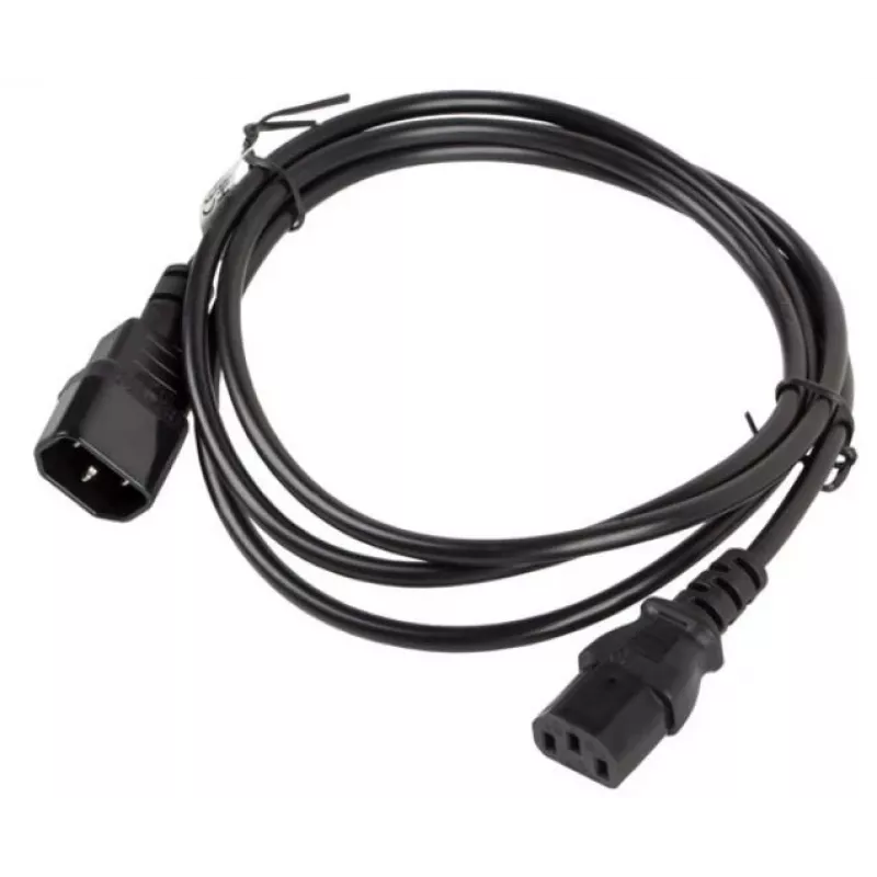 Toitekaabel Lanberg CA-C13E-10CC-0018-BK Must 1,8 m