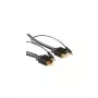 Microconnect MONGH5BMJ videokaabli adapter 5 m VGA (D-Sub) + 3,5 mm Must