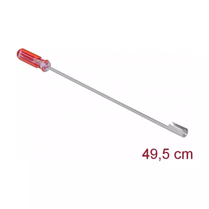Paigalduskomplekt DeLOCK 90517 punane roostevaba teras