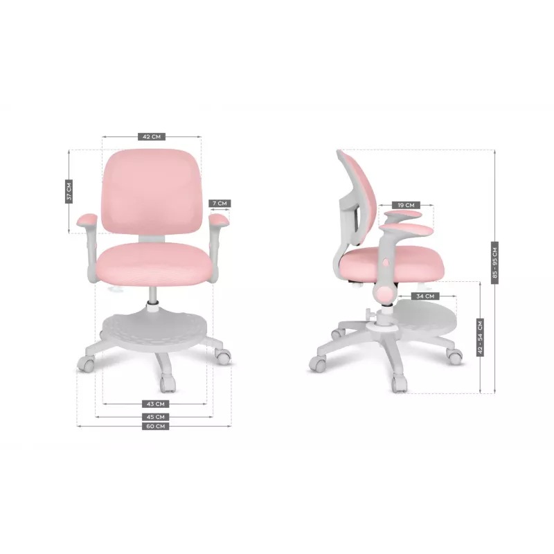 Junior 5.0 Pink pöörlev tool