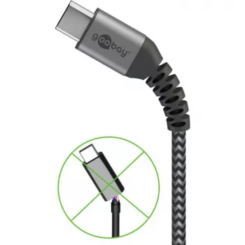 Goobay 49301 USB kaabel Must