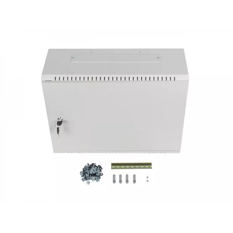 Rackkapp Lanberg 19 inch 4U+3U 540x200mm, madala profiiliga, riputatav, hall