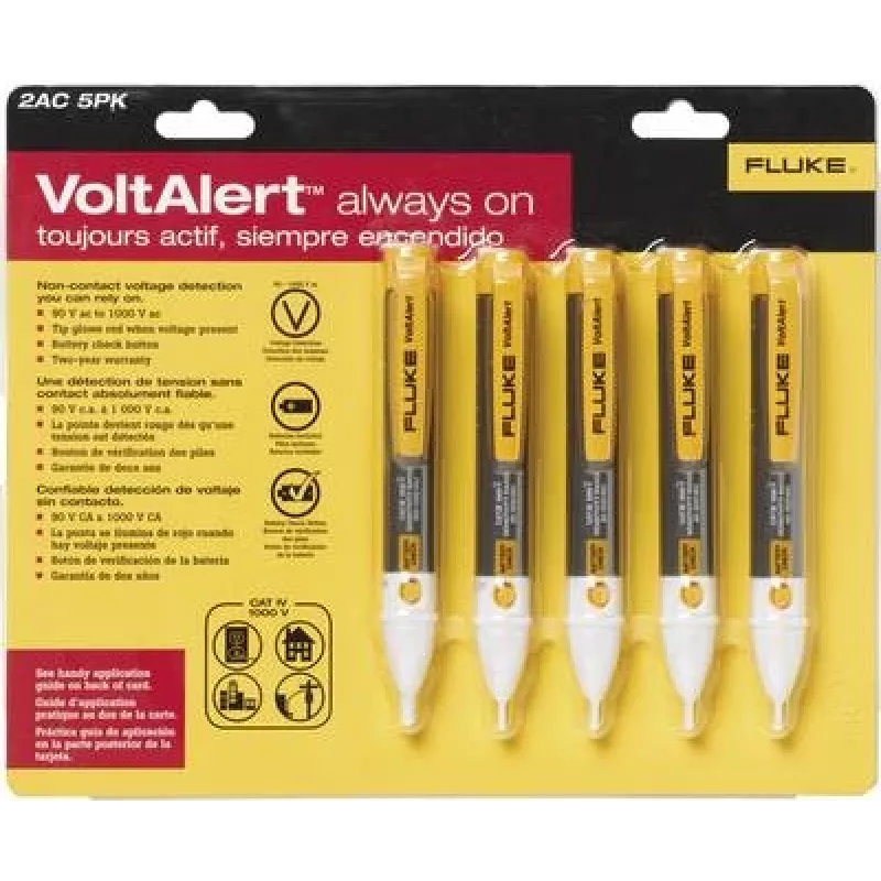 Fluke FLK2AC/200-1000V5 kontaktivaba pingetester CAT IV 1000 V LED (3806487)