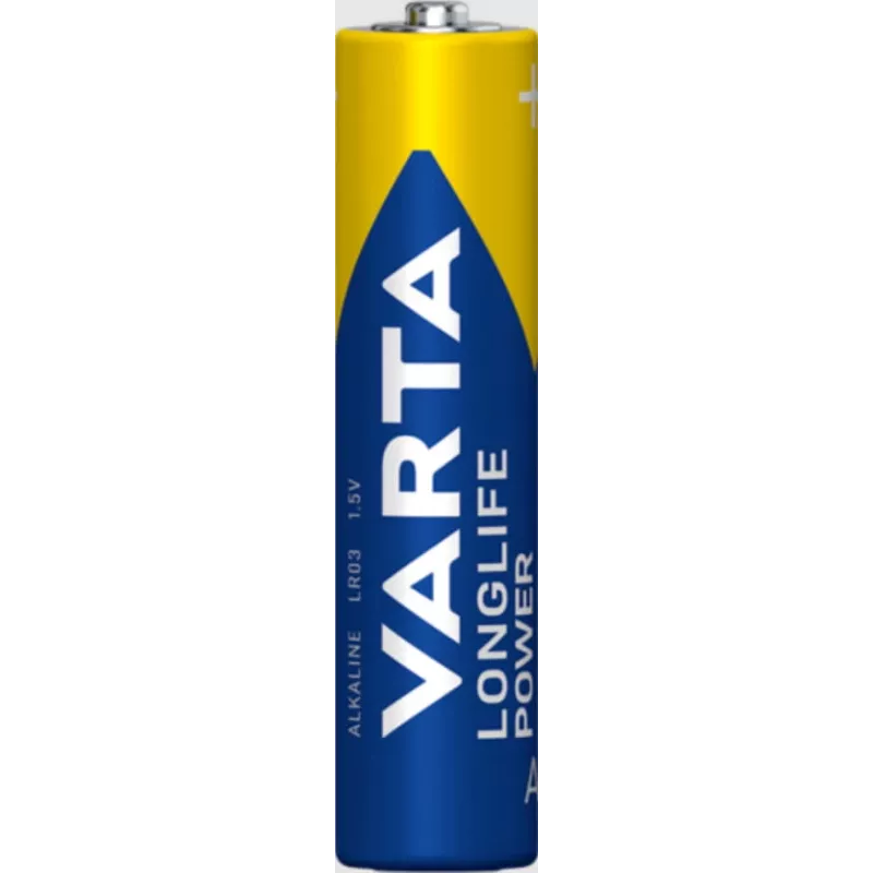 Leelispatareid Micro AAA Varta Longlife Power — 12 tk pakend